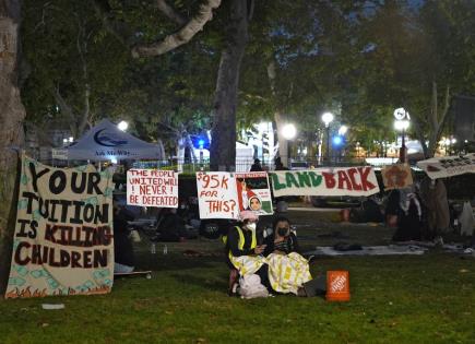 Protestas Estudiantiles en Universidades de EEUU