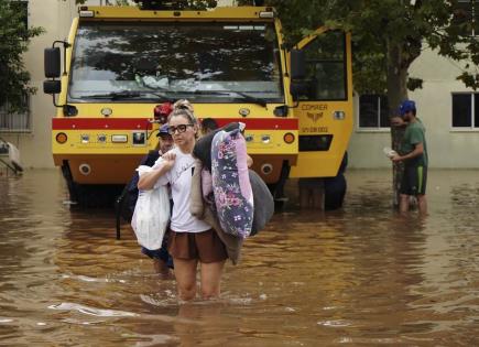 Impacto de las inundaciones en Brasil
