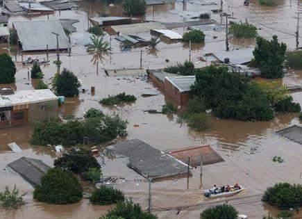 Drama en Brasil por inundación