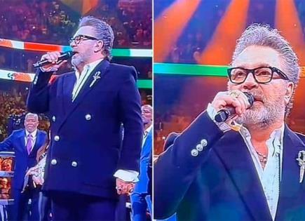 Actuación destacada de Manuel Mijares en el Himno Nacional Mexicano