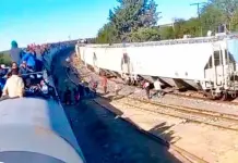 Emocionante travesía de migrantes en La Bestia hacia Torreón