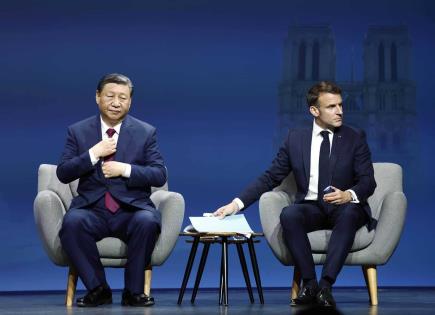 Macron y Xi Jinping apoyan tregua olímpica y abordan cuestiones internacionales en reunión bilateral