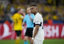 Mbappé y el PSG en la Liga de Campeones contra el Dortmund