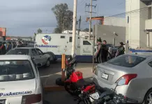 Accidente entre cami&oacute;n blindado y motociclista en la Zona Industrial