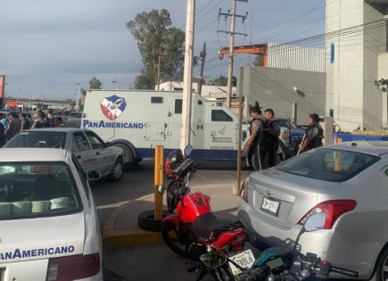 Accidente entre camión blindado y motociclista en la Zona Industrial