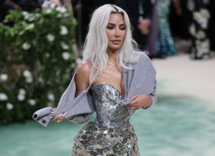Kim Kardashian y su impactante presencia en el Met Gala
