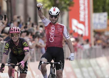 Resumen de la 5ta etapa del Giro de Italia: emoción y victoria