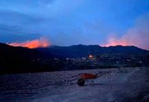 Aumenta magnitud del incendio forestal en Santa María