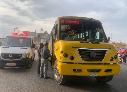 Anciana Atropellada por Camión Urbano en Circuito Potosí