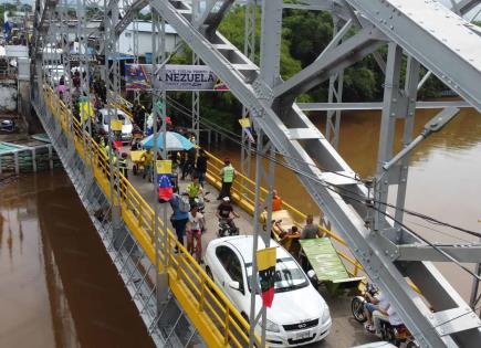 Apertura del Puente Internacional Unión entre Colombia y Venezuela