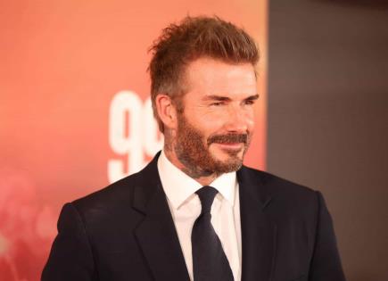 David Beckham llega al estreno mundial de la serie documental 99
