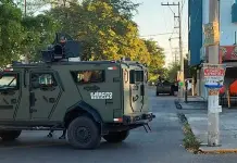 Operativo de la Guardia Nacional en fraccionamiento Los Olivos de Culiac&aacute;n