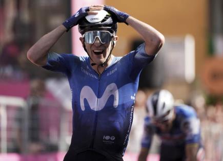 Pogacar mantiene liderato en Giro de Italia tras victoria de Sánchez