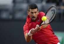 Novak Djokovic golpeado por botella de agua en Abierto de Italia