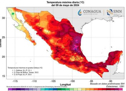 Ola de calor y domo de calor: México enfrenta altas temperaturas y apagones masivos