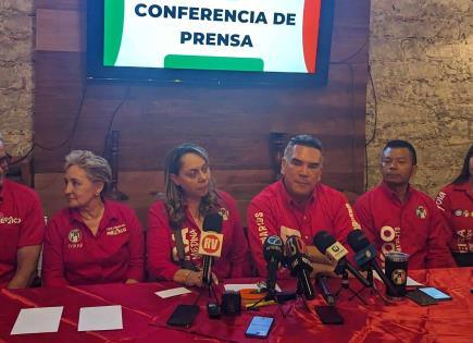 Pide Alito Moreno a priistas de SLP voto a favor de Xóchitl Gálvez