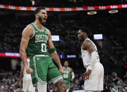 Triunfo de los Celtics sobre los Cavaliers en la NBA