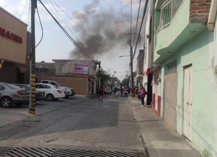 Incendio en Casa Habitación en Colonia General I Martínez