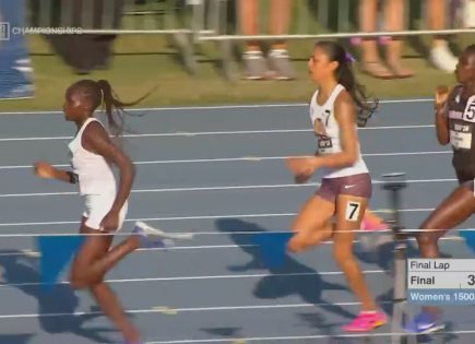 Lorena Rangel gana plata en prueba de 1500 metros para LSU