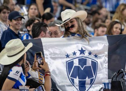 Partido de vuelta entre Monterrey y Tigres en el estadio BBVA
