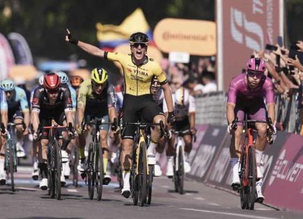 Triunfo de Olav Kooij y liderato de Pogacar en el Giro de Italia