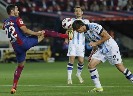 Barcelona vence a Real Sociedad en la Liga Española