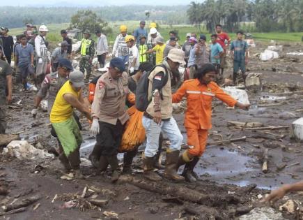 Desastre natural en Indonesia: Inundaciones en Sumatra