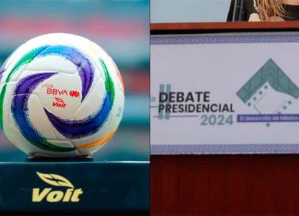 Impacto del tercer debate presidencial en la Liga MX