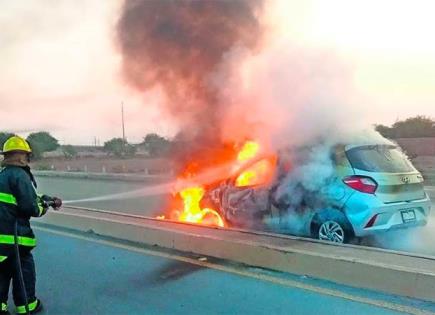 Incendio de Auto en Guadalupe: Aclaración de la Fiscalía de Zacatecas