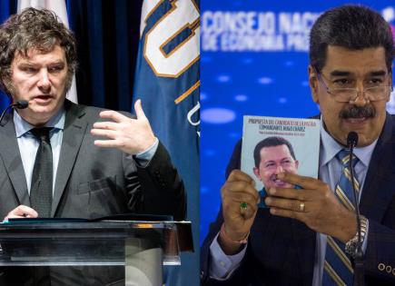 Nicolás Maduro y Javier Milei: confrontación por paradigma económico en Argentina