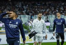 Real Madrid celebra su 36ª Liga en su casa, el Bernabéu