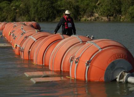 Debate Legal sobre la Barrera Flotante en el Río Bravo