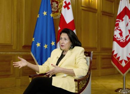 Presidenta de Georgia veta polémico proyecto de ley sobre medios de comunicación
