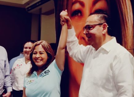 Apoyo de Germán Martínez a Lucía Meza en las elecciones de Morelos