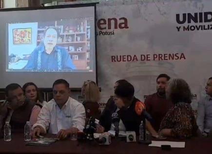 Mario Delgado pide a Gobierno de SLP investigar trifulca entre morenistas y verdes en Soledad