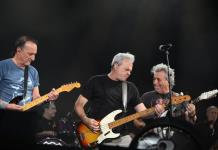 Los Hombres G animan el Concierto Telefónica 100 Live en el Estadio Santiago Bernabéu