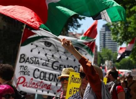 Manifestaciones en España denuncian genocidio en Gaza