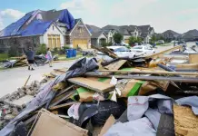 Impacto de las fuertes tormentas en Oklahoma y Kansas