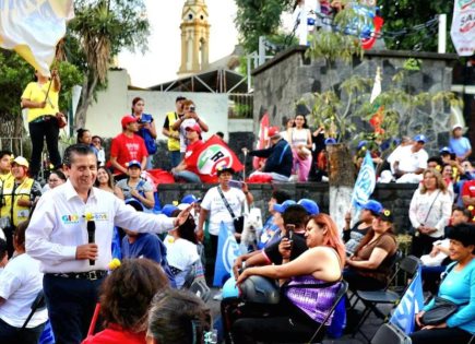 Giovani Gutiérrez cierra campaña en Coyoacán