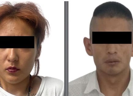 Detenida pareja por robo con violencia en Naucalpan