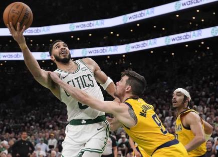 Jayson Tatum brilla en la victoria de los Celtics sobre los Pacers
