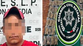 Presunto "narco" es capturado en Rioverde