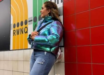 Rocío Sánchez Azuara y su look con culottes en Nueva York