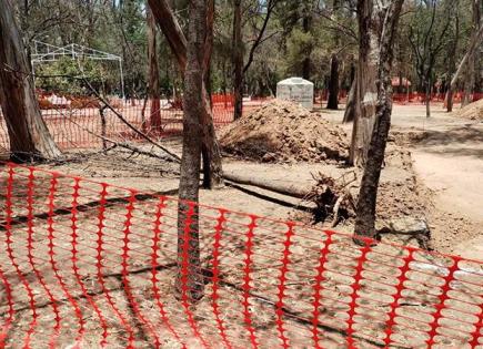 Culpa Gallardo a municipio por retraso en obras del parque de Morales