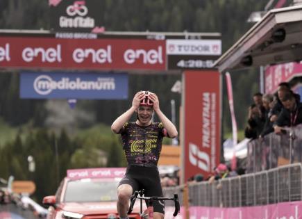 Emoción y victoria en el Giro de Italia