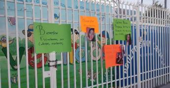 Protestan en kínder de Soledad por presunto desvío en fondo de La Escuela es Nuestra