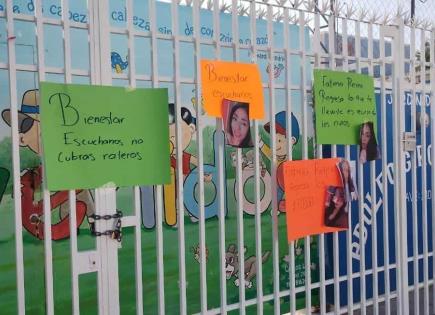 Protestan en kínder de Soledad por presunto desvío en fondo de La Escuela es Nuestra