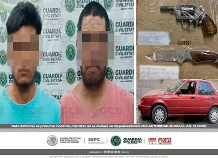 Rescatan a secuestrado en Mexquitic; dos detenidos
