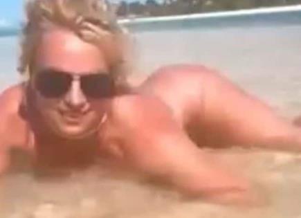 Britney Spears vuelve a aparecer desnuda, ahora en la playa
