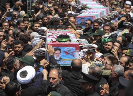 Ceremonia de despedida al presidente Raisi en Irán